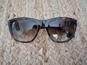 Ray-Ban RB4154 710/51 Tortoise Rectangle Sunglasses with Brown Gradient Lenses